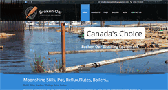 Desktop Screenshot of brokenoardistillingequipment.com